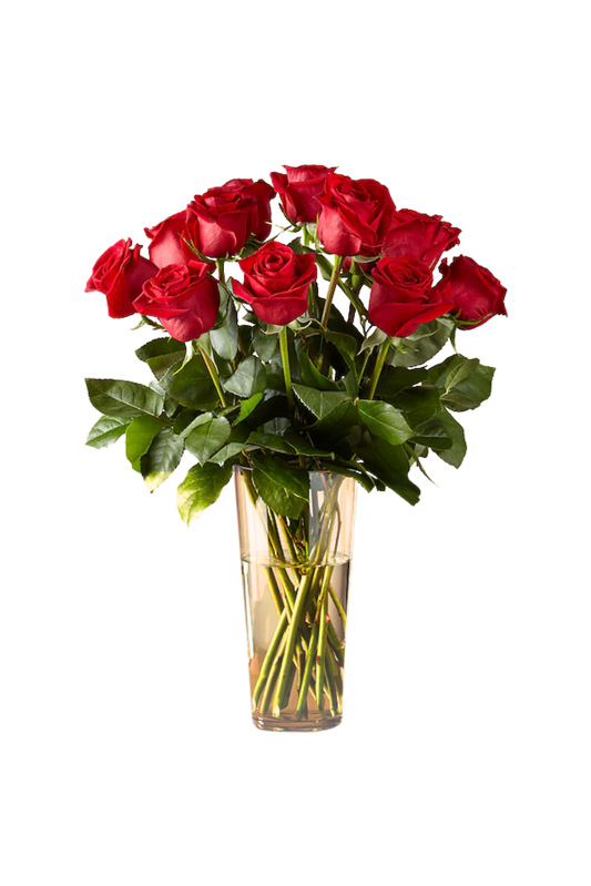 Dark Red Rose Bouquet